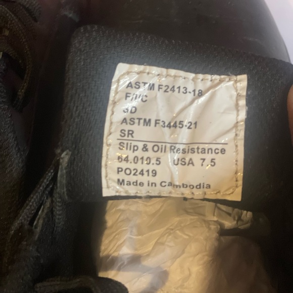 PUMA Safety Men's Iconic Black Low SD Work Shoes Composite Toe SlipResistant 7.5 - Picture 9 of 9